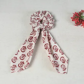 Handmade Cotton Elastic Hair Bands/Scarf Ponytail Holder/Scrunchie Ties 