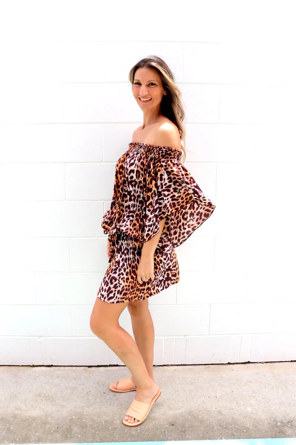Holiday Dreaming Short Beach Dress/Top In Malawi