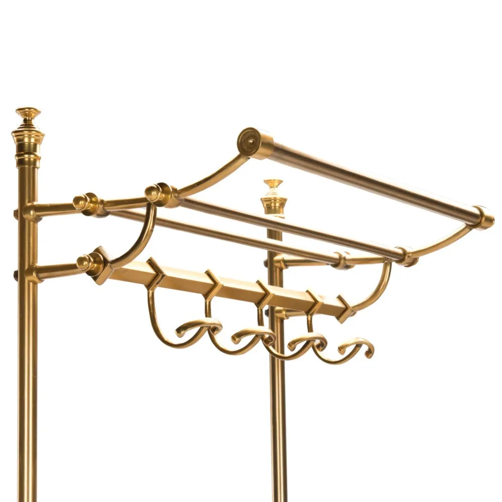 Hollow 80" 4-Hook Coat Rack with Umbrella Stand