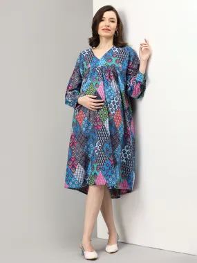 Hue-La-La Maternity and Nursing Dress