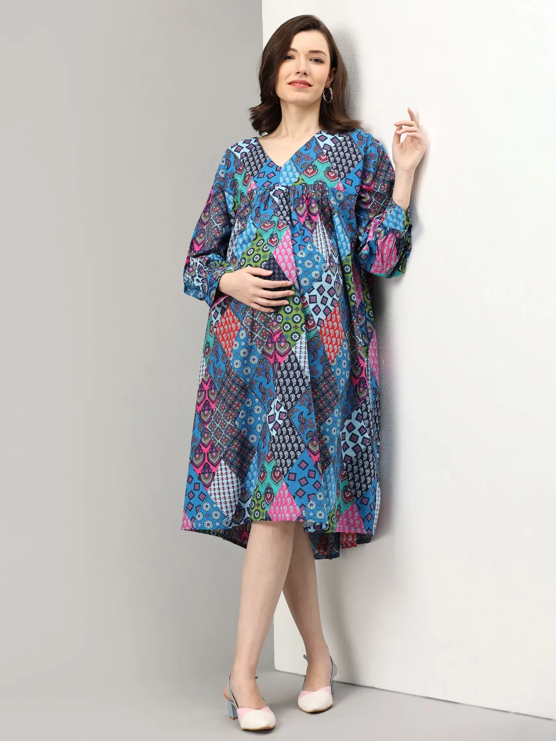 Hue-La-La Maternity and Nursing Dress