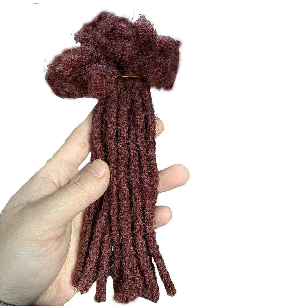 Human Hair Permanent Dreadlocks Extension