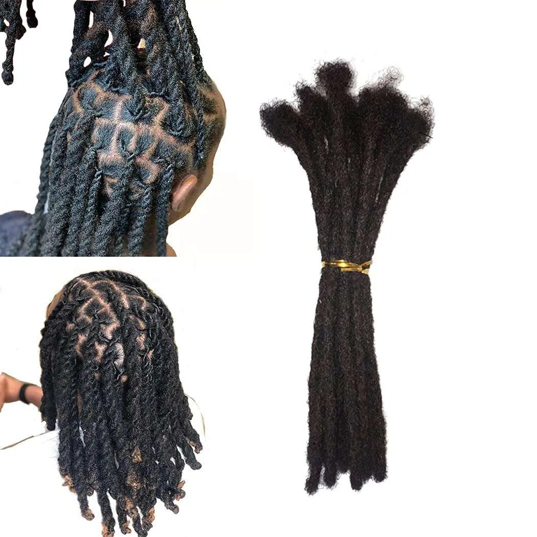 Human Hair Permanent Dreadlocks Extension