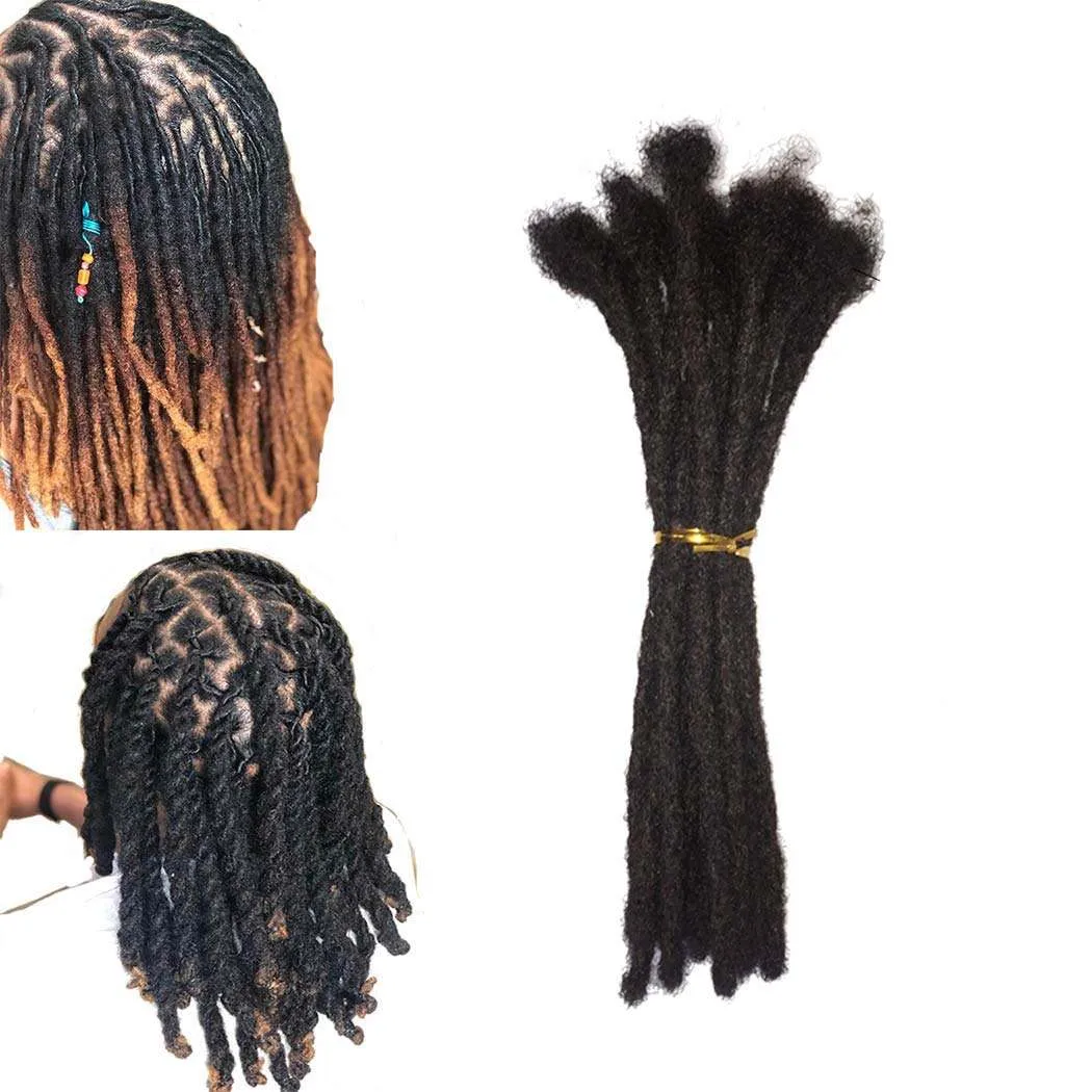 Human Hair Permanent Dreadlocks Extension