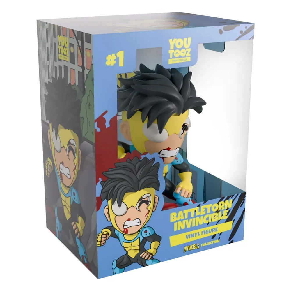 Invincible Vinyl Figure Radio Battletorn Invincible 11 Cm