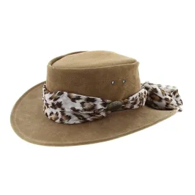 Jacaru Hats Jillaroo Suede - Mushroom