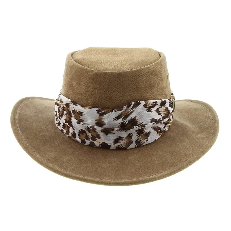 Jacaru Hats Jillaroo Suede - Mushroom