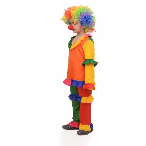 Joker dress for boys and girls with Wig, Nose and Cap