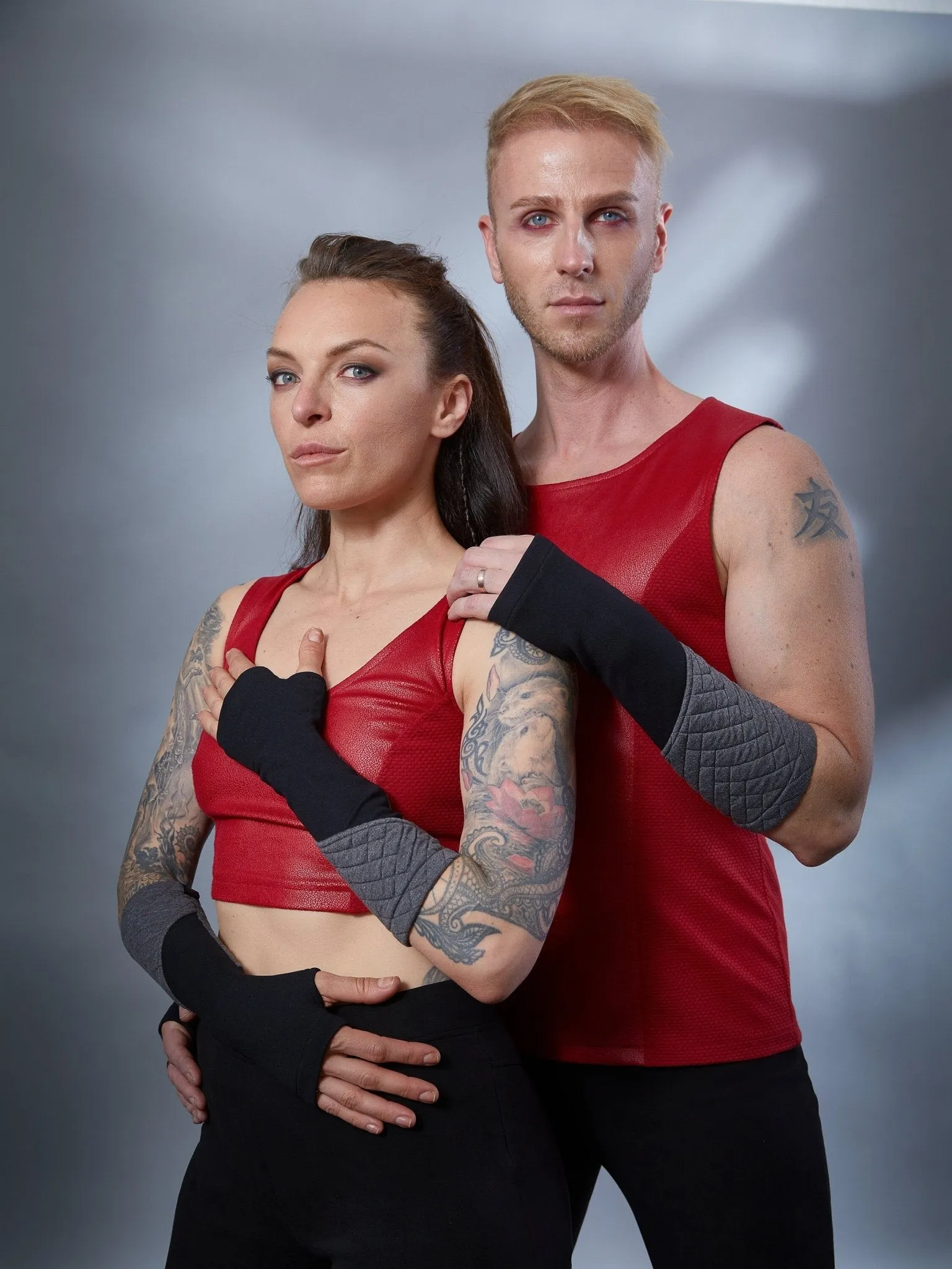 K-ARP Gray arm warmers