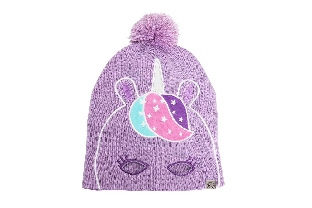 Kids Knitted Toque - Unicorn