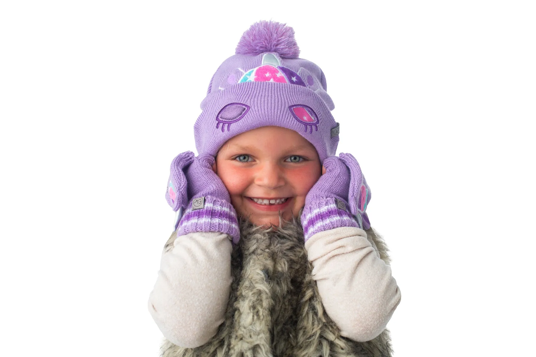 Kids Knitted Toque - Unicorn