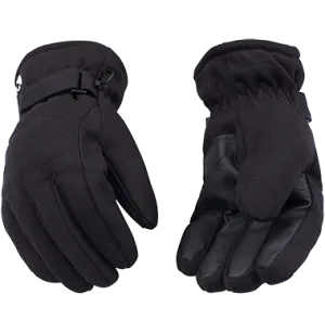 Kinco 1171 HydroFlector Black Water-Resistant Thermal Insulation Ski Gloves (One Dozen)
