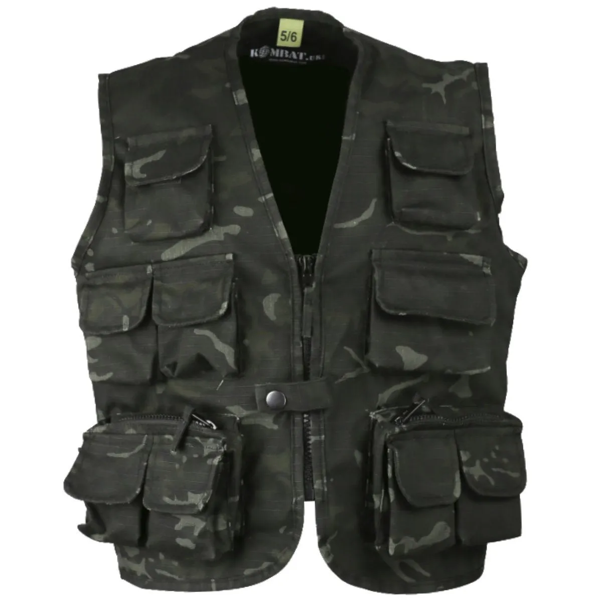 Kombat Kids Tactical Vest Black BTP