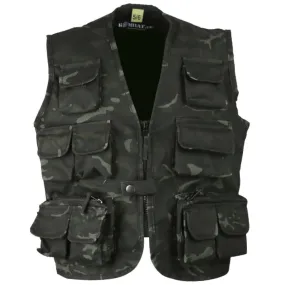Kombat Kids Tactical Vest Black BTP