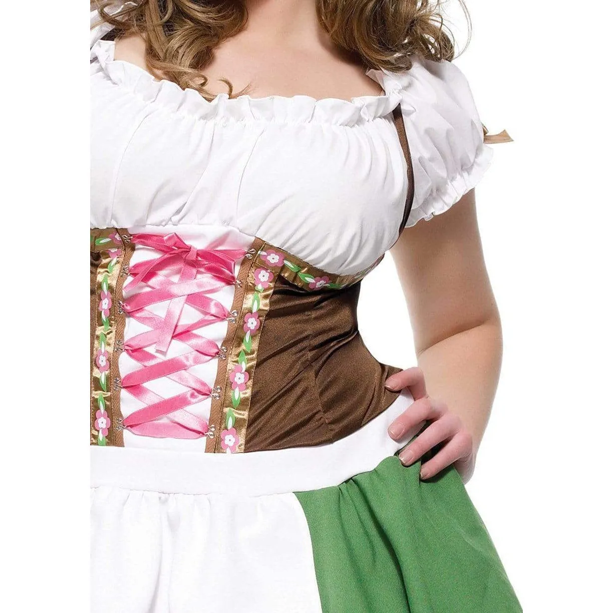 Ladies Plus Oktoberfest Gretchen Costume by Leg Avenue
