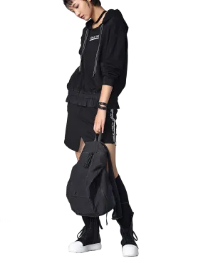 Leather short coat