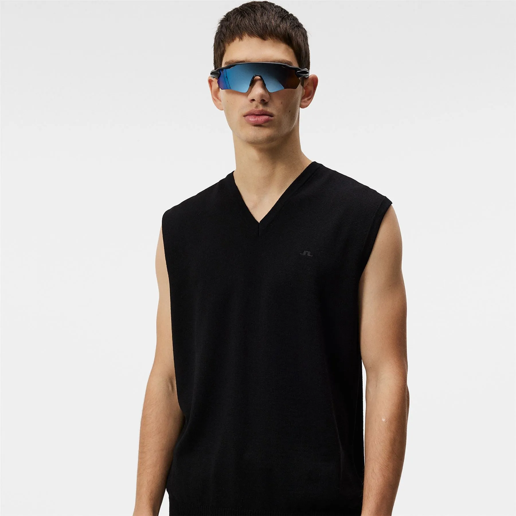 Liam Tour Merino Knitted Vest Black - SS24