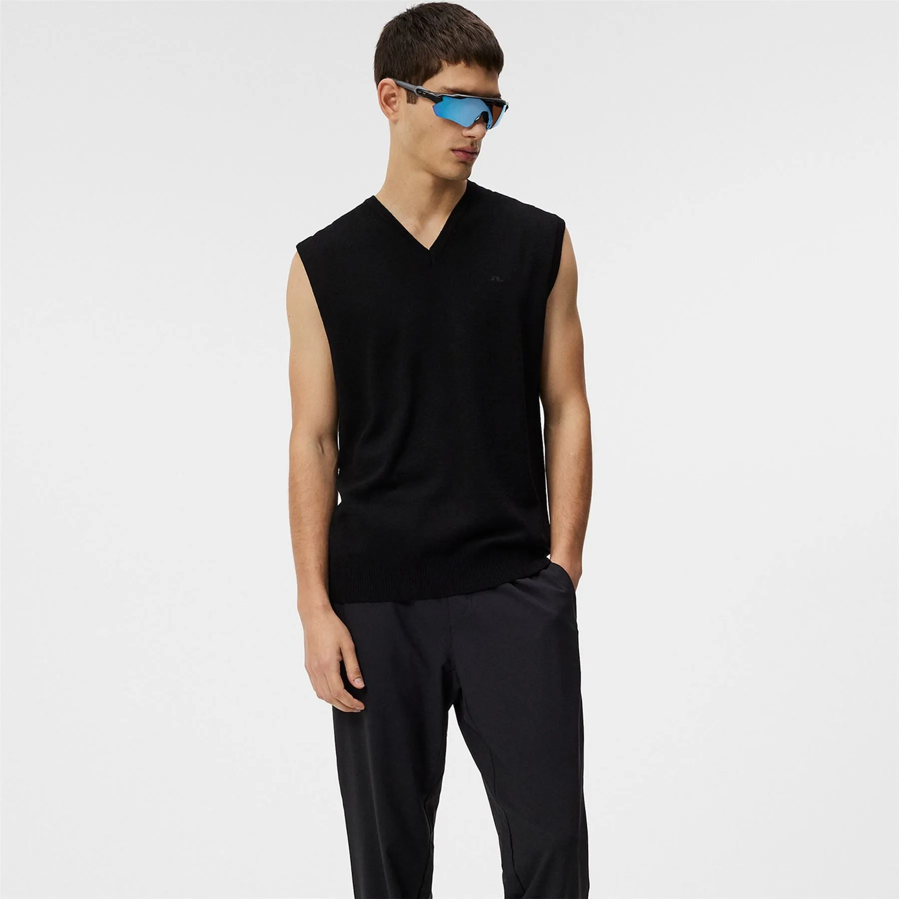 Liam Tour Merino Knitted Vest Black - SS24