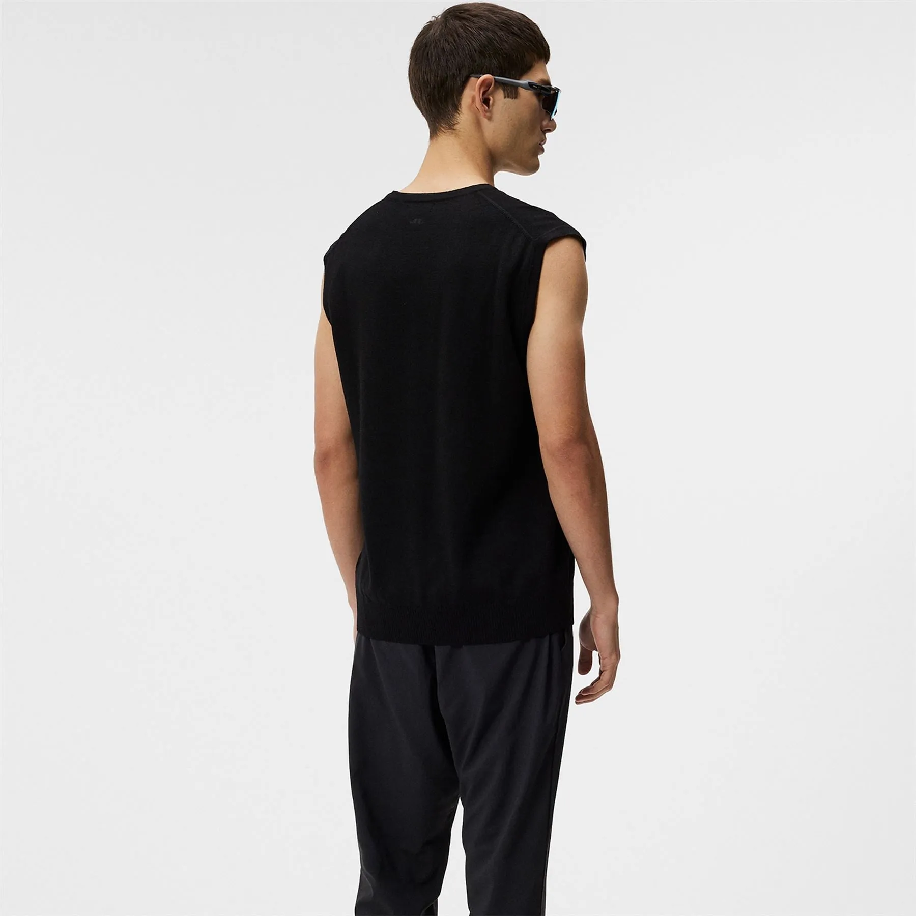 Liam Tour Merino Knitted Vest Black - SS24