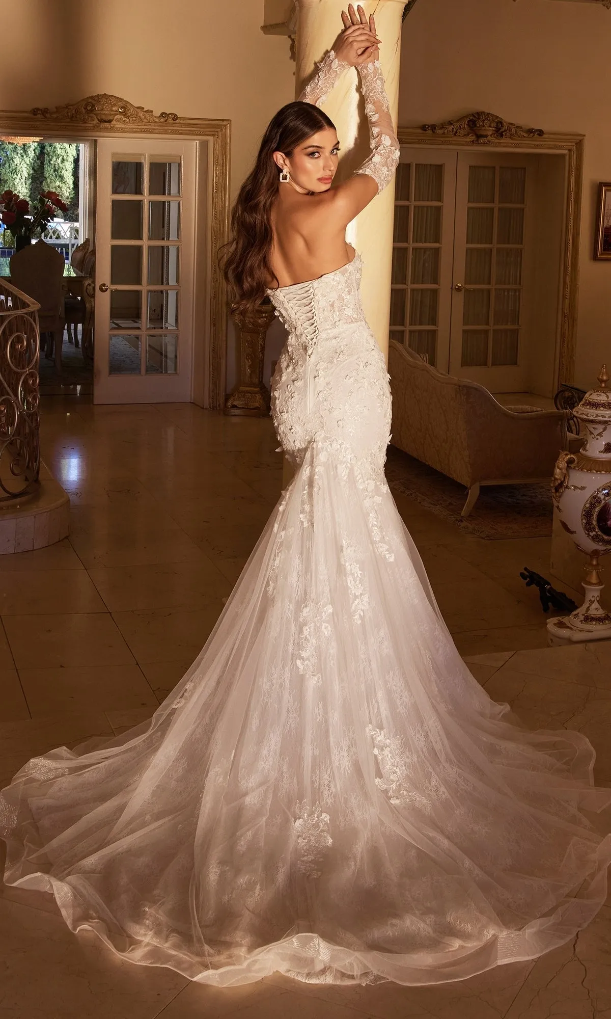 Long Formal Dress CD977W by Ladivine