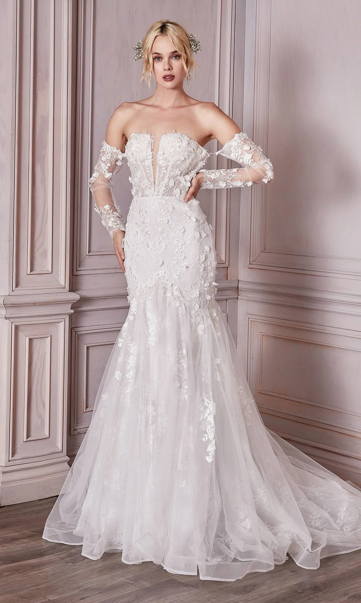 Long Formal Dress CD977W by Ladivine