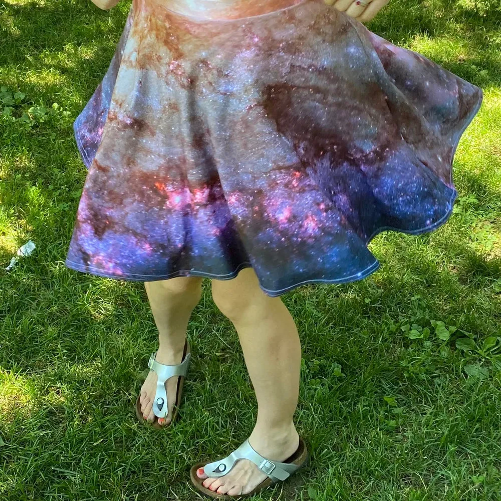 M83 Spiral Galaxy by Hubble Skater Skirt