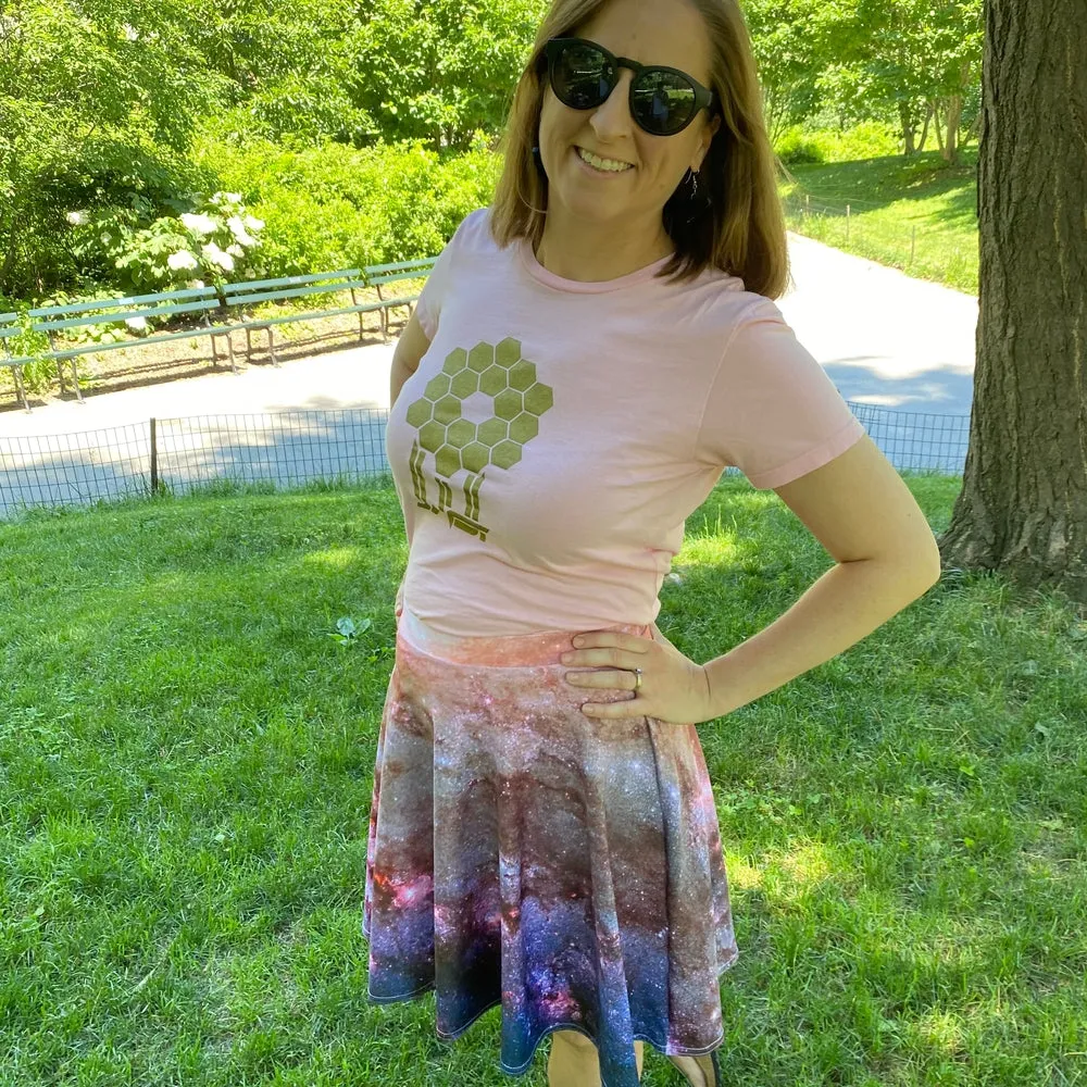 M83 Spiral Galaxy by Hubble Skater Skirt