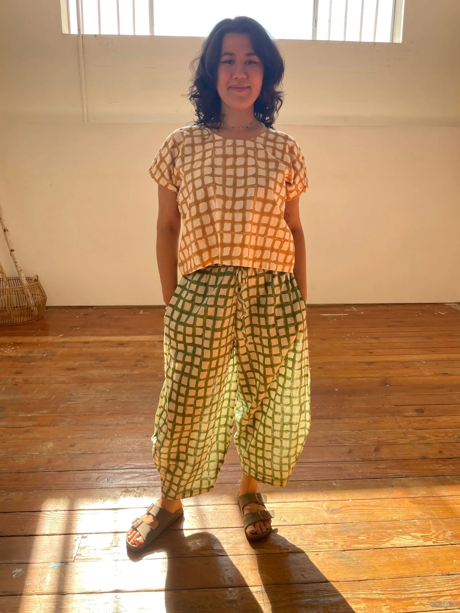 Marius Green Grid Uni-Size (S-XL)