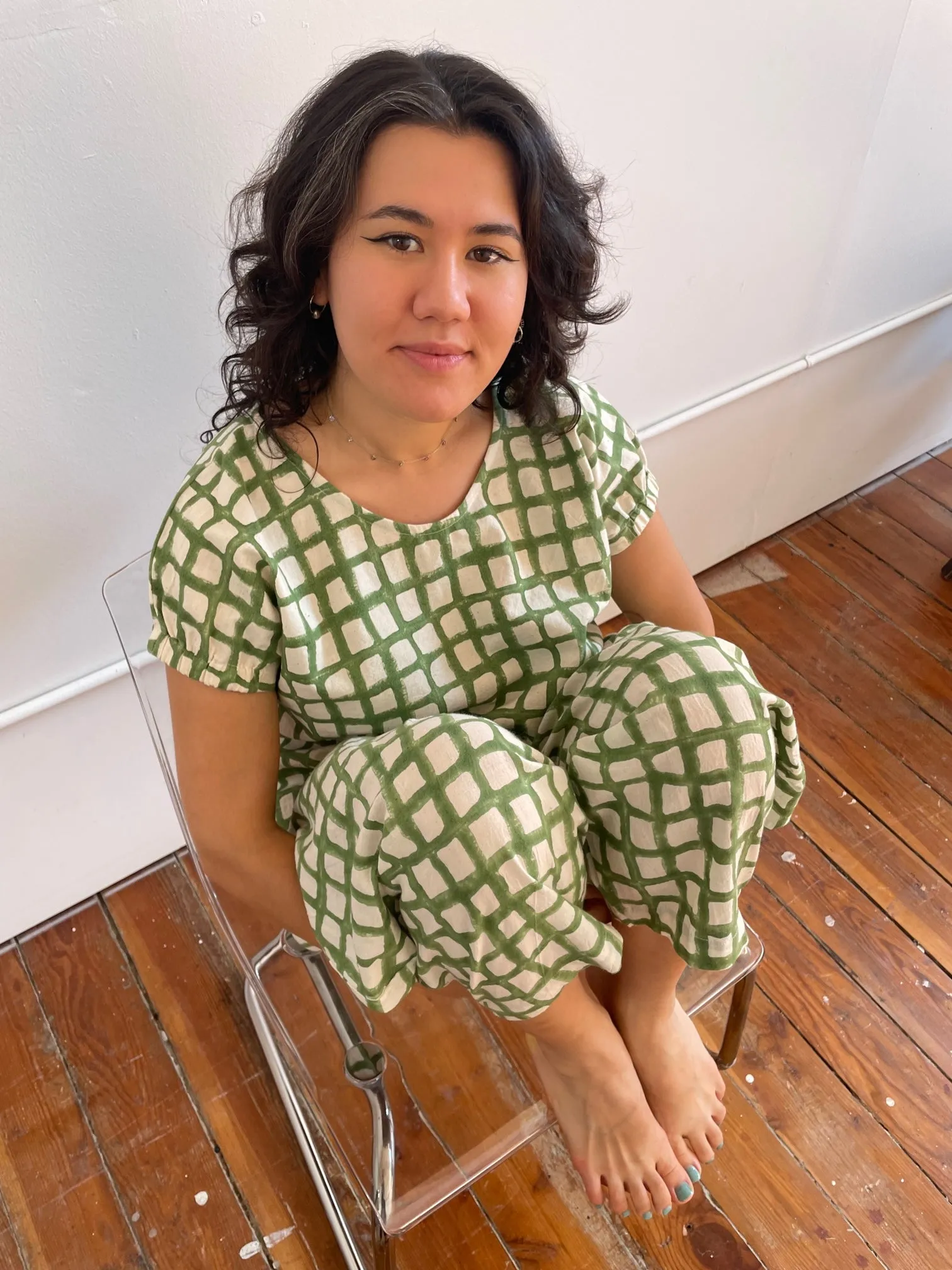 Marius Green Grid Uni-Size (S-XL)