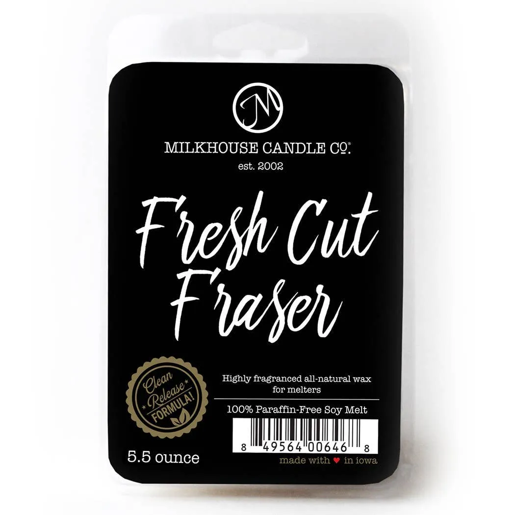 Milkhouse Scented Soy Wax Melts: Fresh Cut Fraser
