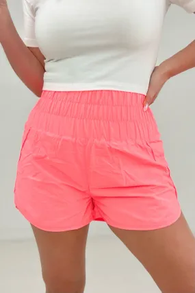 New Colors - Zenana Windbreaker Smocked Waistband Running Shorts