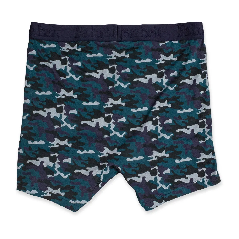 Newman Boxer Brief | Blue Camouflage