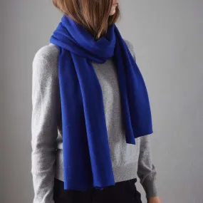 Nora Cashmere Scarf [Royal blue]