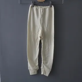 Organic Wool & Silk Long Johns - Natural - 1-10y