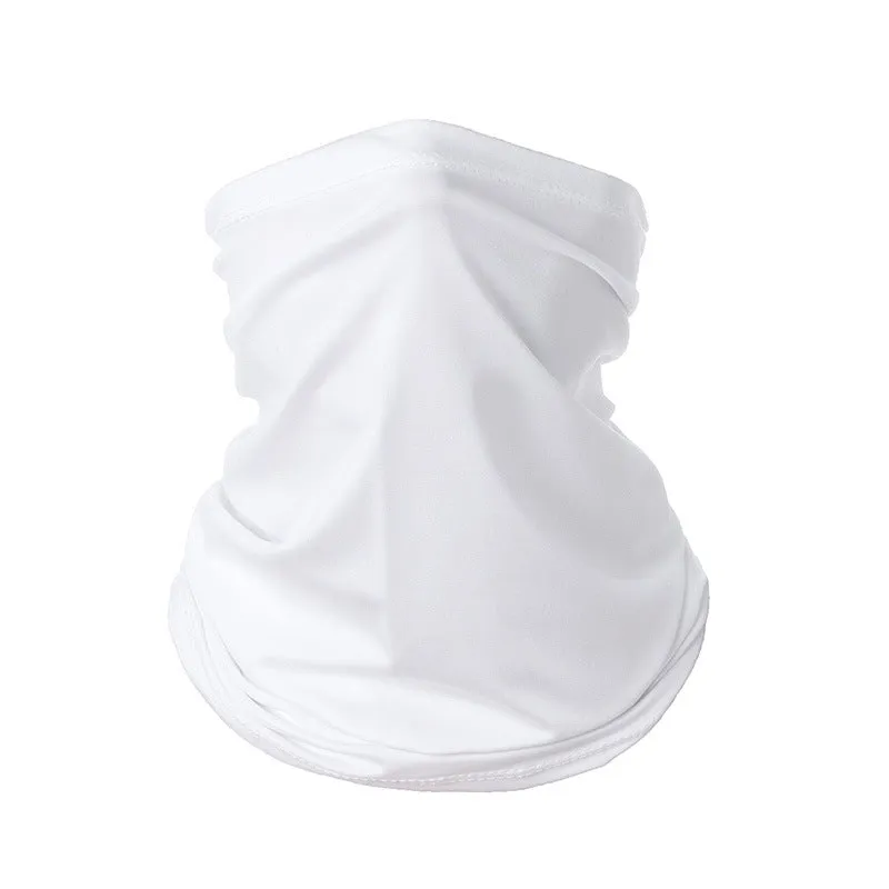 Outdoor sunscreen scarf ice silk scarf suitable for cycling
