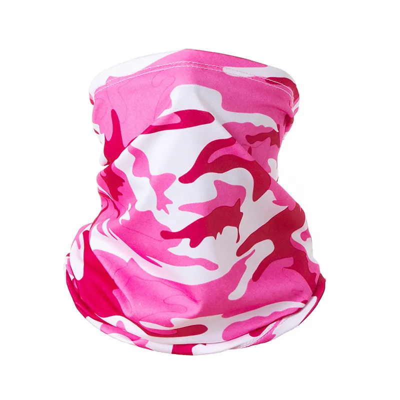 Outdoor sunscreen scarf ice silk scarf suitable for cycling