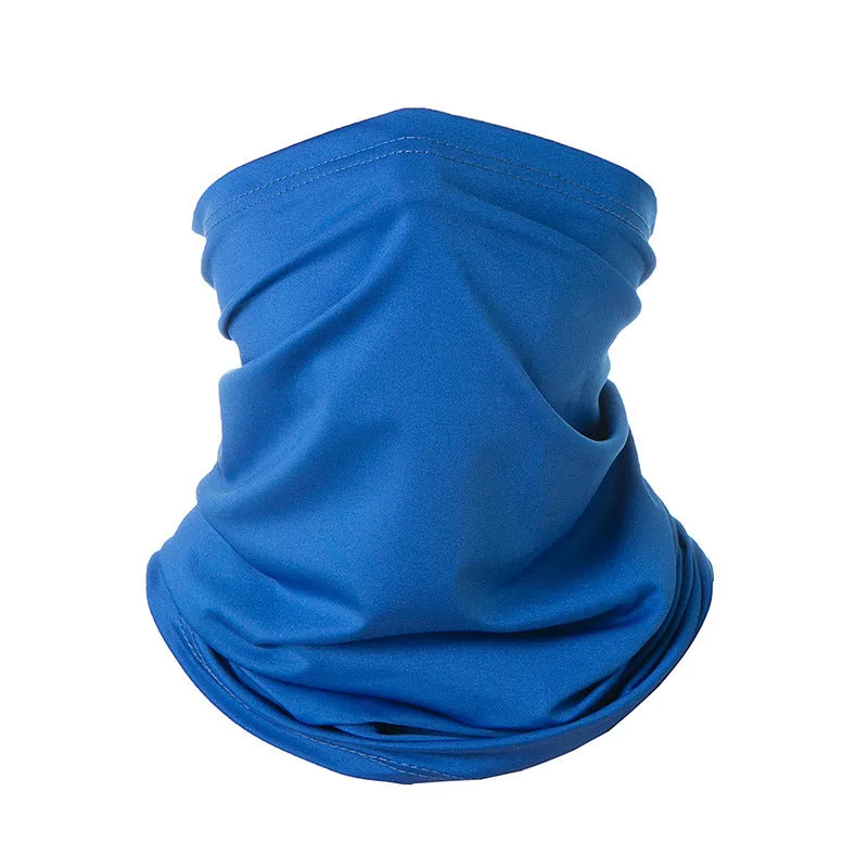 Outdoor sunscreen scarf ice silk scarf suitable for cycling