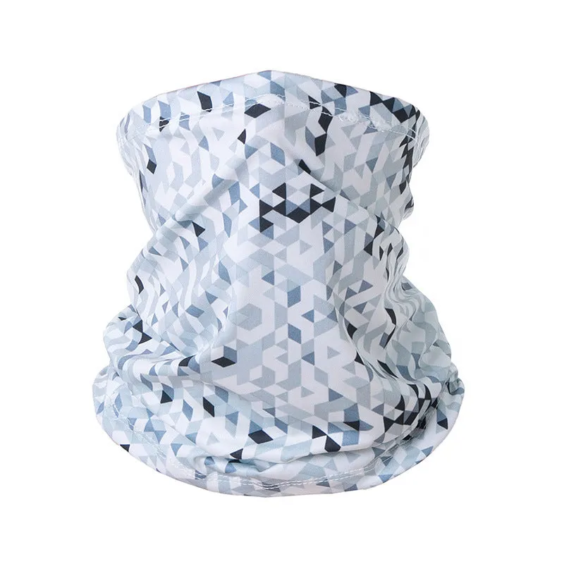 Outdoor sunscreen scarf ice silk scarf suitable for cycling