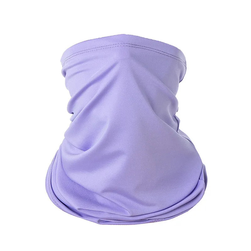 Outdoor sunscreen scarf ice silk scarf suitable for cycling