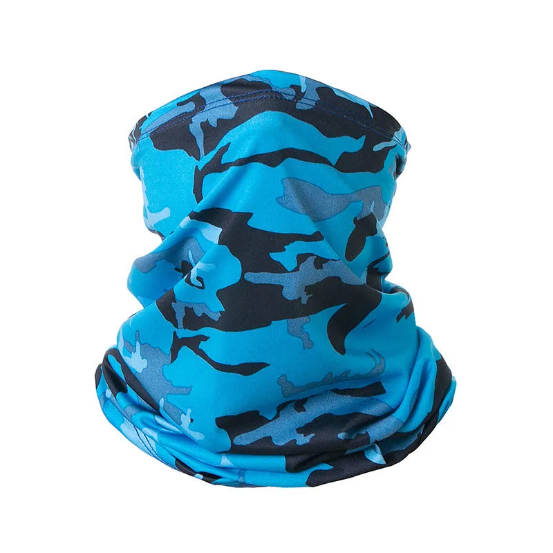 Outdoor sunscreen scarf ice silk scarf suitable for cycling