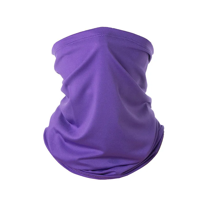 Outdoor sunscreen scarf ice silk scarf suitable for cycling