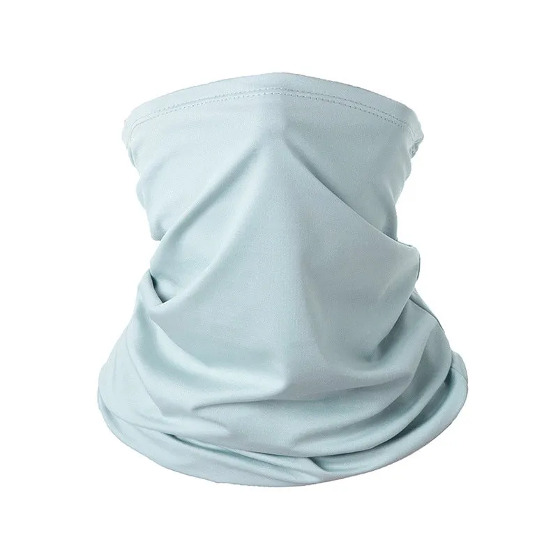 Outdoor sunscreen scarf ice silk scarf suitable for cycling