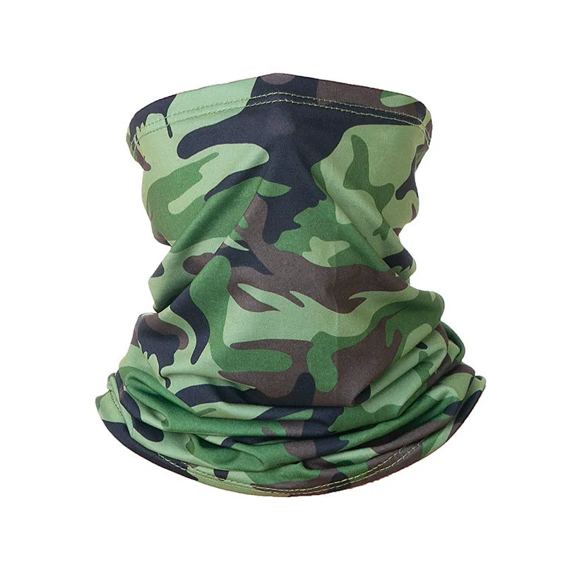 Outdoor sunscreen scarf ice silk scarf suitable for cycling