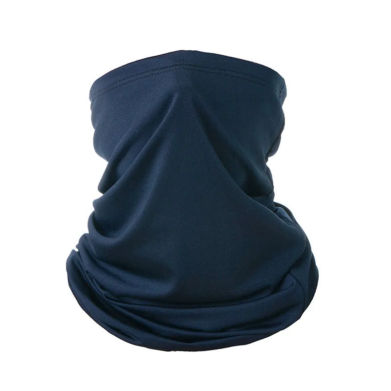 Outdoor sunscreen scarf ice silk scarf suitable for cycling