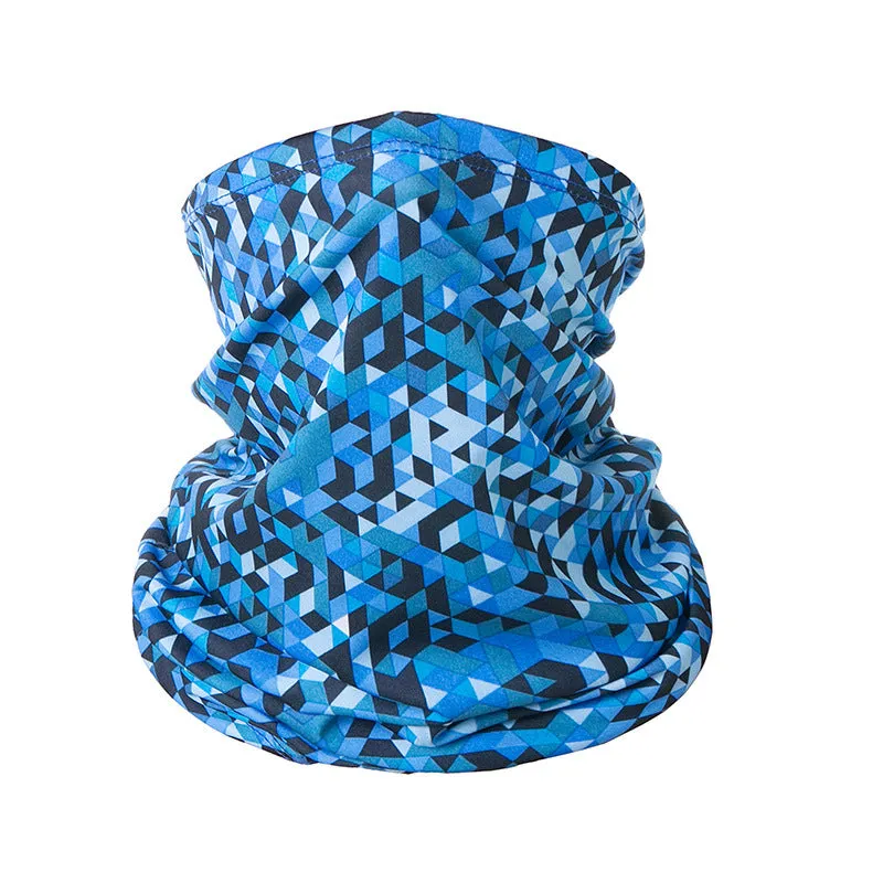 Outdoor sunscreen scarf ice silk scarf suitable for cycling