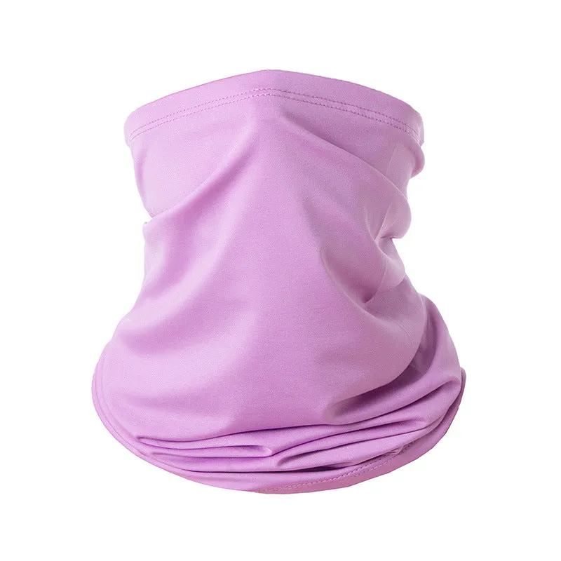 Outdoor sunscreen scarf ice silk scarf suitable for cycling