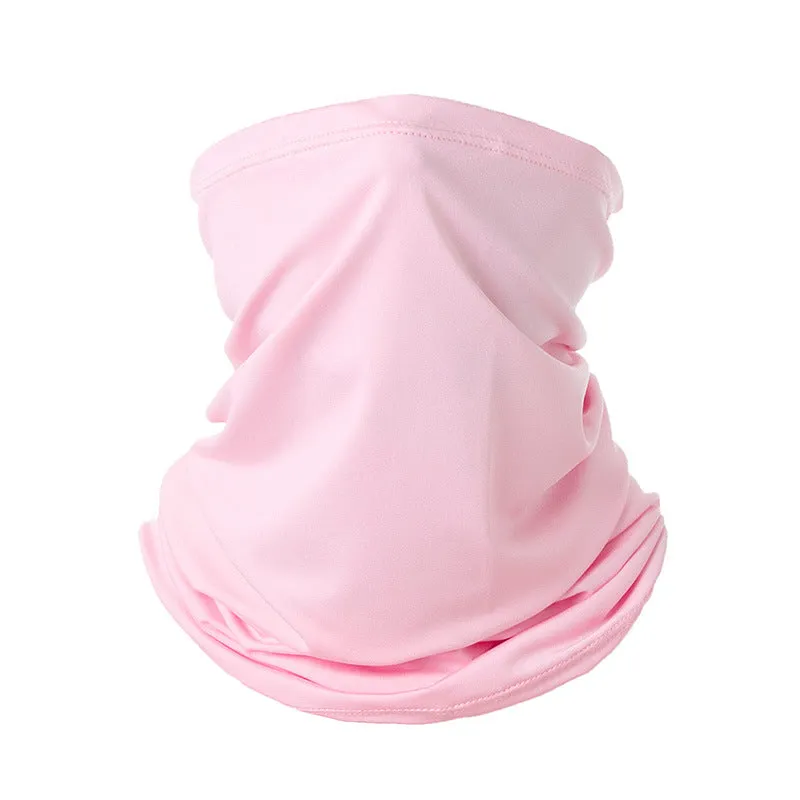 Outdoor sunscreen scarf ice silk scarf suitable for cycling