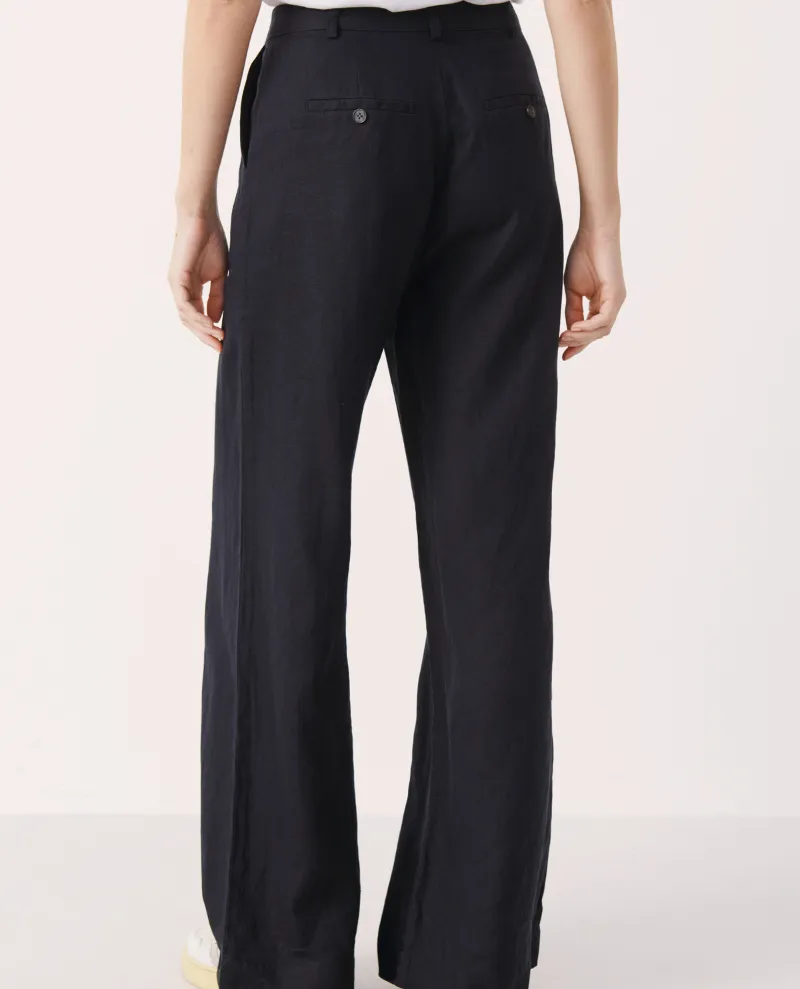 Part Two Ninnes Dark Navy Trouser