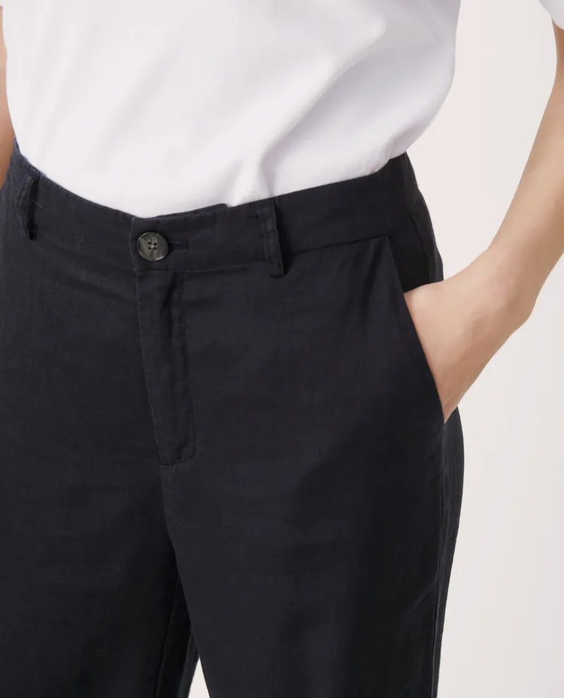 Part Two Ninnes Dark Navy Trouser