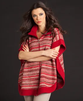 Penelope Zip-Up Poncho